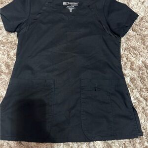 Grey's Anatomy Black Scrub Top